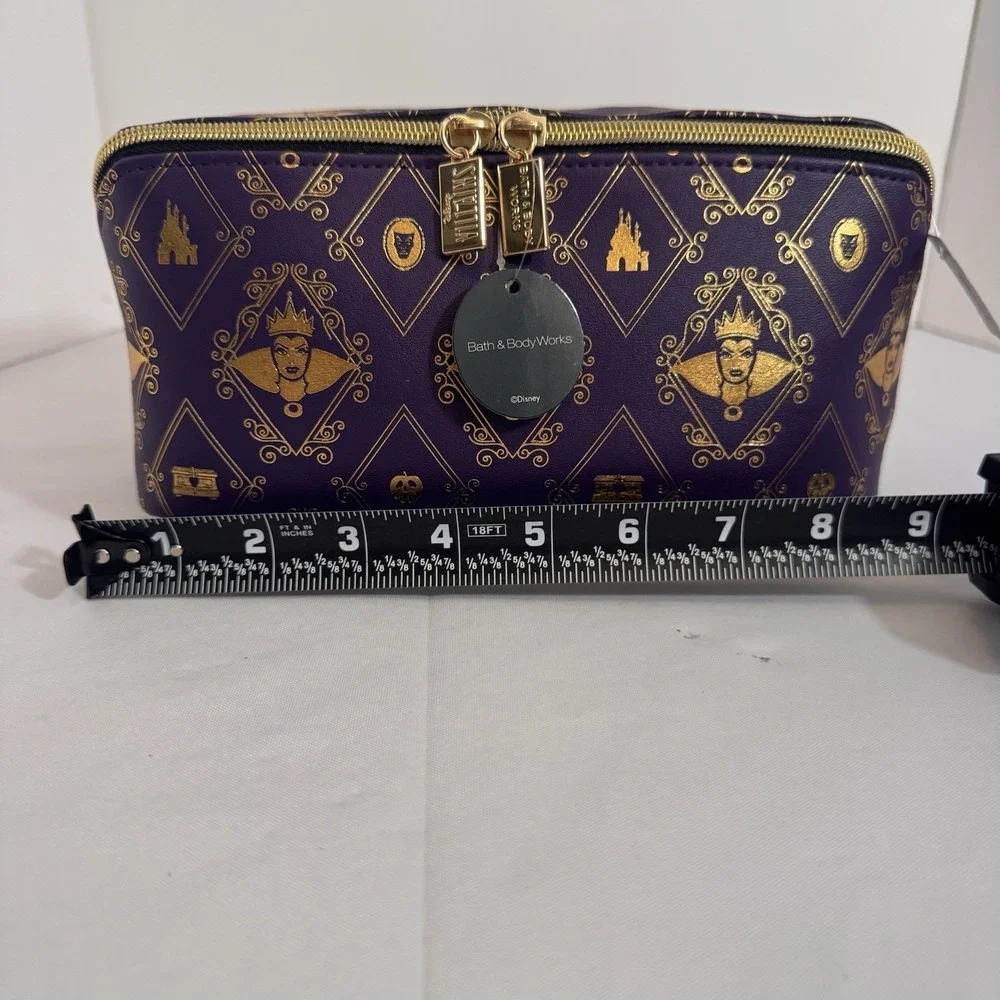 Bath & Body Works Disney Villains Evil Queen Cosmetic Makeup Bag‎